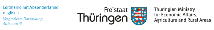 Leitmarke Wappen Englisch